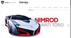 Desktop Screenshot of nimrodluxurycars.com